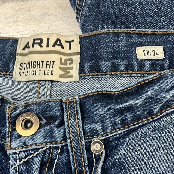 Ariat Straight Fit Straight Leg Jeans Size 28 - Picture 8 of 11